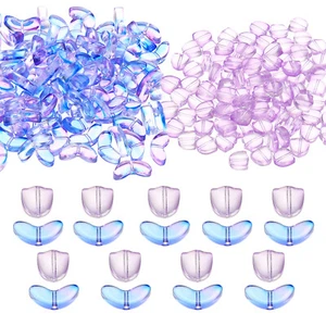 Perlas de Cristal en Forma de Tulipán, 200 Piezas Perlas de Cristal, Púrpura - Imagen 1 de 5