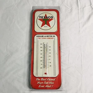 New - Texaco Metal Sign Thermometer - Open Road Brand - Picture 1 of 6