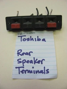 📈TOSHIBA SPEAKER TERMINAL SA-7100 STEREO RECEIVER - Picture 1 of 2