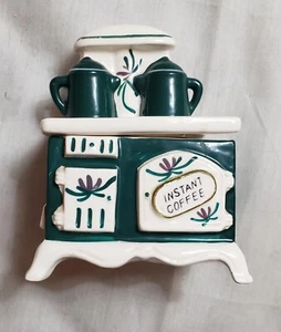 Lego Japan Instantkaffeekocher geformter Kanister mit Deckel ohne Löffel 6 x 4,5 x 3 Zoll Vintage - Bild 1 von 11