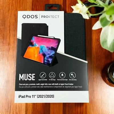 Genuine QDOS iPad PRO 11 (1st/2nd/3rd/4th) Gen Generation Smart Folio Case Cover