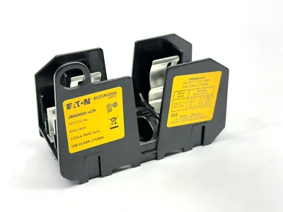 Eaton JM60060-1CR Bussmann Class J Fuse Block 1-Pole 60A 600V — 第 1/4 张图片