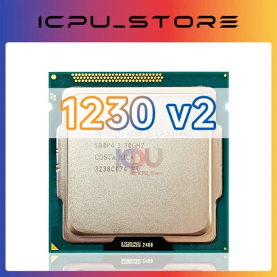 Procesador CPU Intel Xeon E3-1230 v2 cuatro núcleos SR0P4 3,3 GHz LGA1155 E3-1230 V2 Foto 1 de 3