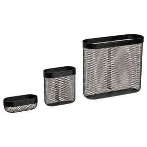 IKEA SKADIS SKÅDIS Aufbewahrungskorb 3er Set schwarz - Bild 1 von 5