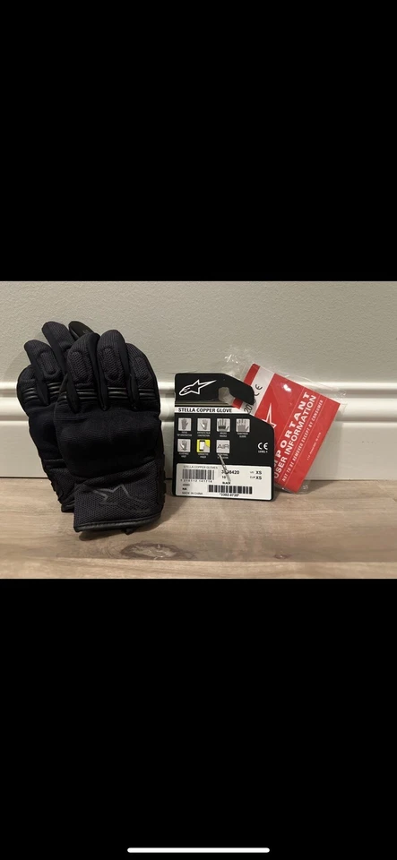 Alpinestars Stella 铜制女式手套尺寸 Xs 全新 — 第 1/3 张图片