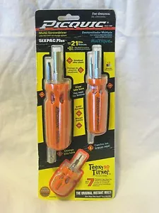 PICQUIC Family Combo Pack - SixPac Plus, Multique and Teeny Turner - "Orange" - Picture 1 of 2