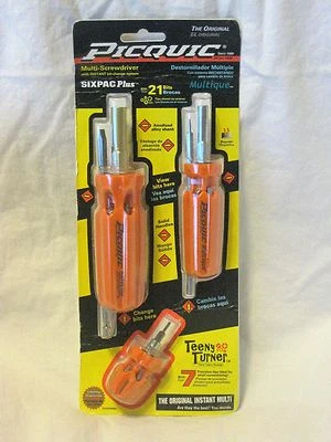 PICQUIC Family Combo Pack - SixPac Plus, Multique and Teeny Turner - "Orange" - Image 1 of 2
