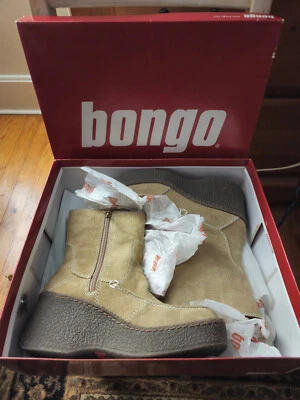 BONGO | Botas de gamuza con cremallera de plataforma | Talla 6\7 (ver nota) | Estilo Y2K/90s/Vintage Foto 1 de 4