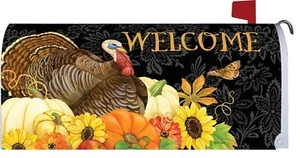 Welcome Turkey Mailbox Cover - Picture 1 of 1