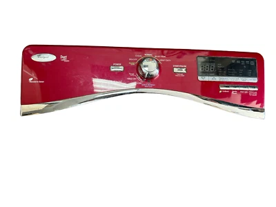 Whirlpool Duet Dryer Control Panel W10352460 with Display Board W10348028 - Image 1 of 2
