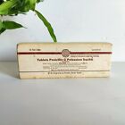 Vintage Tablets Penicillin G Potassium Squibb Cardboard Box USA CB274