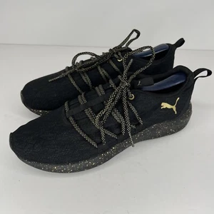 Puma Prowl Black Knit Running Shoe Womens Size 10 Fancy Cross-Trainer Sneakers - Picture 1 of 9