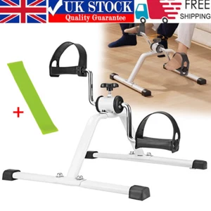Mini Exercise Bike Portable Pedal Exerciser Resistance Cycle Indoor Gym Fitness - Picture 1 of 14