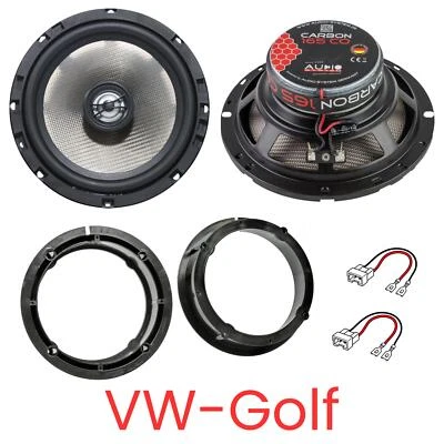 Audio System CARBON 165 CO Lautsprecher Boxen Set kompatibel für VW Golf 5 (1K) - Bild 1 von 4