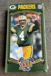 Vtg 1996 Green Bay Packers Super Bowl Champions XXXI Brett Favre New Sealed VHS - Picture 1 of 5