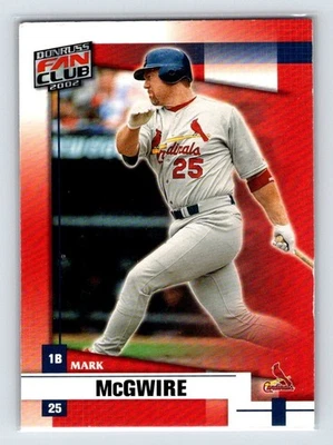 Donruss Best of Fan Club 2002 - Mark McGwire #166 Foto 1 de 2