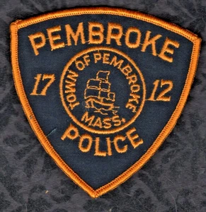Pembroke Massachusetts Polizei Schulteraufnäher = lesen " Artikelzustand - Bild 1 von 2