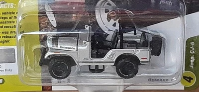 Jeep CJ-5 2018 Johnny Lightning Classic Gold Release 1 Quick Silver Poly Foto 1 de 4
