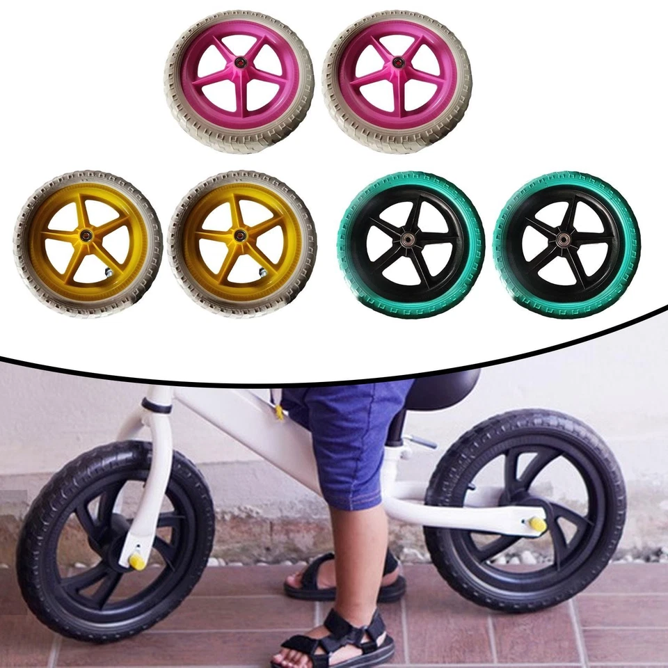 1 Pair Balance Bike Wheel Replacement for Maintenance Non Slip Bicycling Toys - image 1 of 1