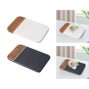Cooked Board Decorative Tray Color Contrast Design Practical Breakfast Platter - Picture 1 of 11