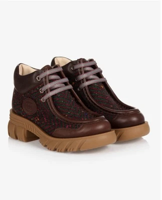 Gucci Elegantes Botas Marrón Niños EU 33 US Talla 5 Foto 1 de 4