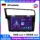 Für VW Golf VII 5G1 BA5 2013-2017 Android12 Carplay Autoradio GPS NAVI AM 6+128G