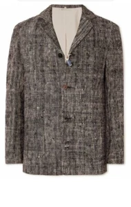 11,11/eleven elf unstrukturierter Damen-Blazer aus Bio-Baumwolle schwarz Größe L 719 $ - Bild 1 von 12