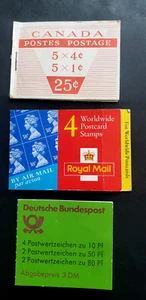 Weltweite Hefte, Kanada, GB, Deutschland. postfrisch, Teilsätze. - Bild 1 von 5