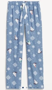 NEW Old Navy Mid-Rise Flannel Pajama Pant for Women Christmas Polar Bear XL New - Picture 1 of 15