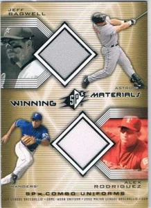2002 SPX Combo Uniforms #WMBR Rodriguez / Bagwell MEM - Picture 1 of 1