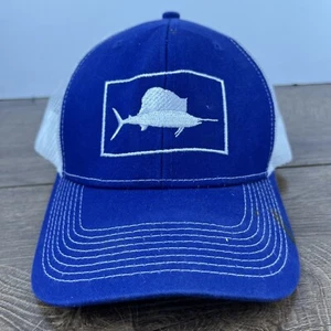 Sailfish Mütze Segelfisch Snapback Mütze blau verstellbar Mütze Erwachsenengröße Mütze blau Kappe - Bild 1 von 18
