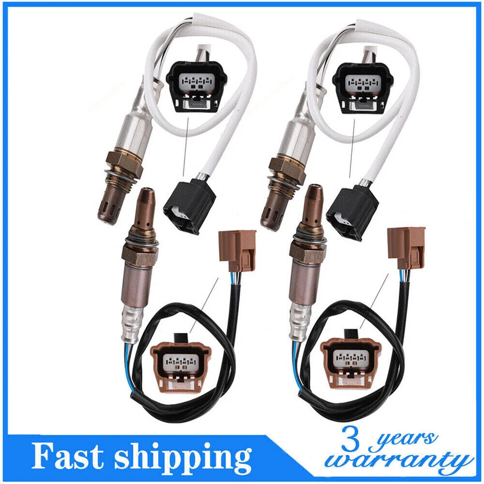 Sensor de oxígeno O2 4 piezas aguas arriba y aguas abajo para Nissan Altima 2013 2014 3,5 L V6 Foto 1 de 4