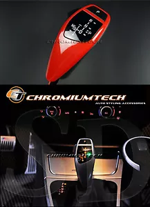 BMW E39 5-Series Melbourne Red A75 LED Shift Gear Knob for LHD w/Gear Position - Picture 1 of 6