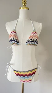 Traje de baño Missoni Chevron 2 piezas talla 46 $595 NUEVO - Imagen 1 de 11