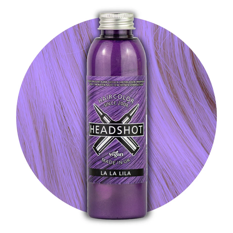 Headshot La La Lila semipermanente Haarfarbe Tönung pastell lila - Bild 1 von 1