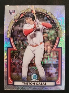2023 Bowman Chrome Mega Box Tristan Casas Mojo Refractor ROYF-14 RC Red Sox - Bild 1 von 2