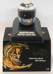 Minichamps 1/8 Scale 397 070066 - AGV Helmet Moto GP 2007 V. Rossi - Imagen 1 de 1