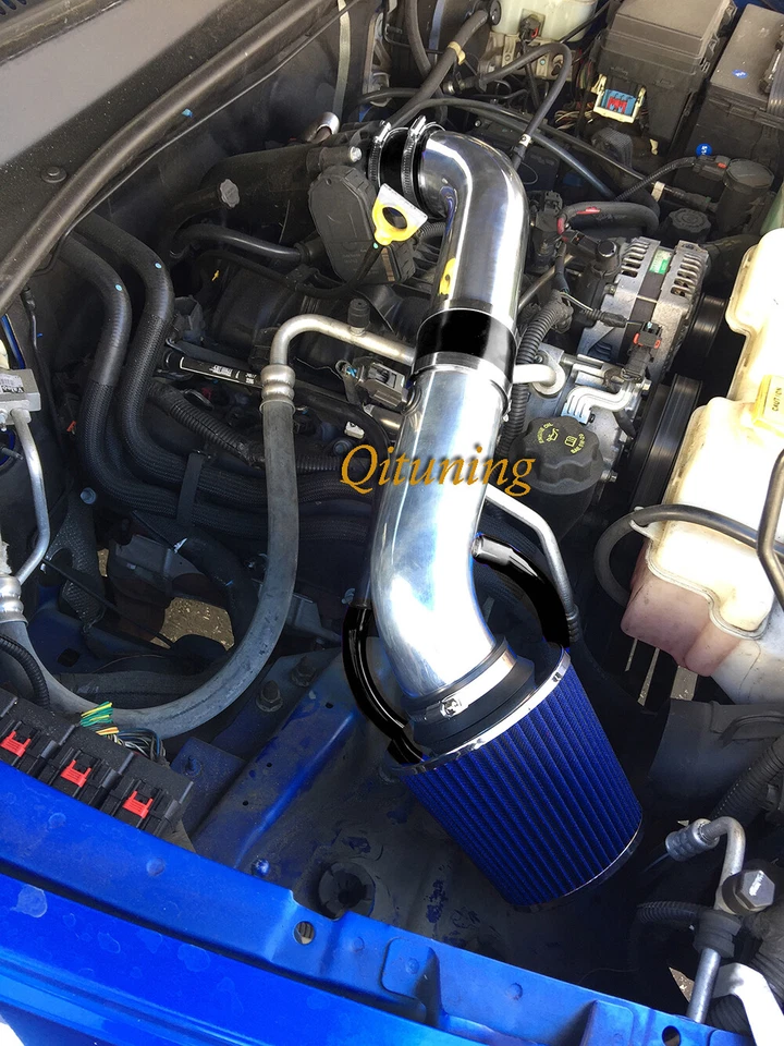 Kit de filtro de sistema de admisión de aire negro azul 2 piezas para Dodge Nitro 2007-2009 3,7 L V6 Foto 1 de 1