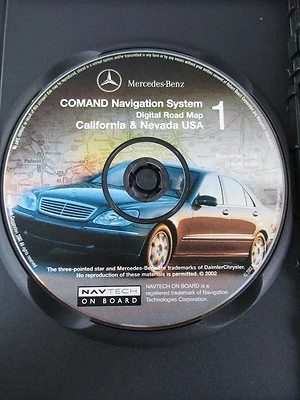 2000 2001 2002 2003 MERCEDES  S CLASS NAVIGATION CD  Q 6 46 0109 CA NV OEM🟠 - Image 1 of 4
