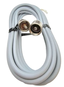 Workman 12' RG8X Coaxial Cable with PL259 Connectors on Each End - Gray - Bild 1 von 3