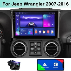 For 2007-2016 Jeep Unlimited Wrangler Stereo Radio Player GPS 10.1" Android 12 - Picture 1 of 18
