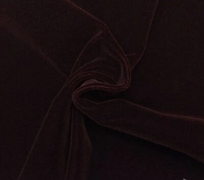 BEACON HILL MOHAIR WINE RED WOOL VELVET FURNITURE DRAPERY FABRIC BY YARD 55"W - Image 1 of 3