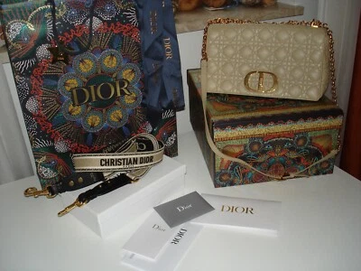 DIOR  "Caro" Handtasche Montaigne beige Kalbsleder cannage  TOP !!  NP 4200 - Bild 1 von 4