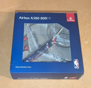 Geminijets Airbus A380-800 EMIRATES AIRLINES NBA 1/400 Die Cast Model Airplane - Picture 1 of 11