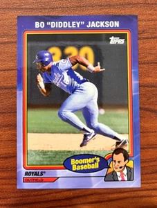 2024 Topps x Chris Berman Boomer's Bo "Diddley" Jackson Nickname Nameplate #44 - Picture 1 of 2