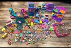 DE COLECCIÓN POLLY POCKETS COLECCIÓN 290+ PIEZAS AÑOS 2000 CASA, COCHE, BARCO, PISCINA - USADO EN EXCELENTE ESTADO-! - Imagen 1 de 6