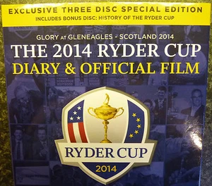 EXCLUSIVE LTD EDITION 3 DVD BRAND NEW SEALED RYDER CUP 2014 GOLF 100% TO CHARITY - Picture 1 of 4