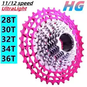 11 12 Speed Road Bike Cassette 28T/30T/32T/34T/36T Sprocket Bicycle Freewheel - Picture 1 of 45
