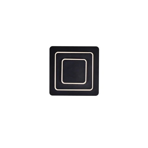 LED Sconce with Matte Black Finish Cover