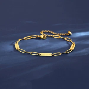 BENIAMINO Damen Edelstahl Armband Charm GG Vacuum Plating Stainless Steel OVP - Picture 1 of 7